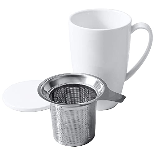 Taza de porcelana con infusor Calming Blends 16 oz miniatura 1
