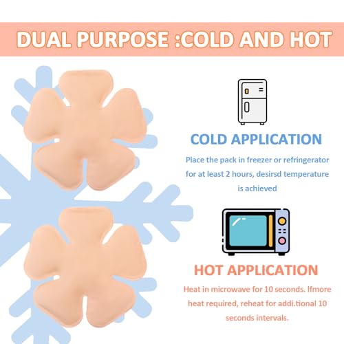 Image of Hat Ice Pack Insert - Reusable Cooling Gel Cap Liner for Baseball, Hard Hat, Construction & Outdoor Work, Cold Packs for Helmet, Head Cooling Relief for Summer Heat (2 Pack)(Pink)