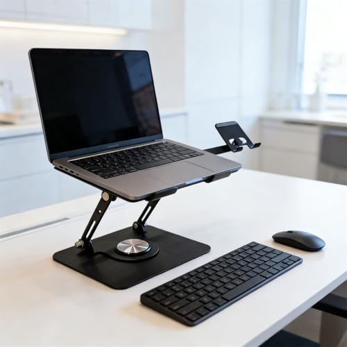Soporte Giratorio para Notebook con Altura Ajustable Plegable miniatura 2