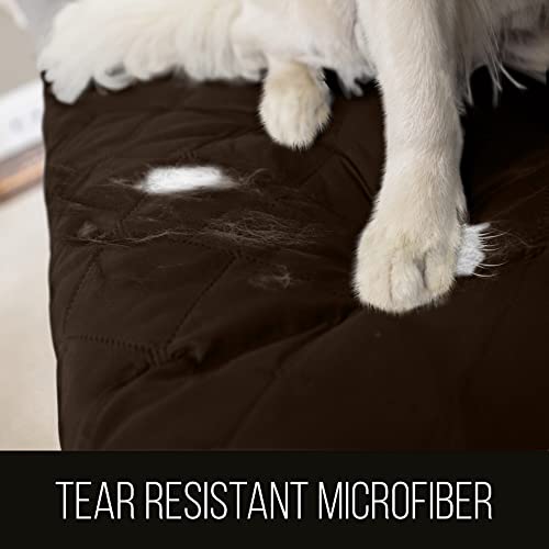 image for Sofa Shield Couch Slip Cover with Patented Strap, Cushion Protector, U