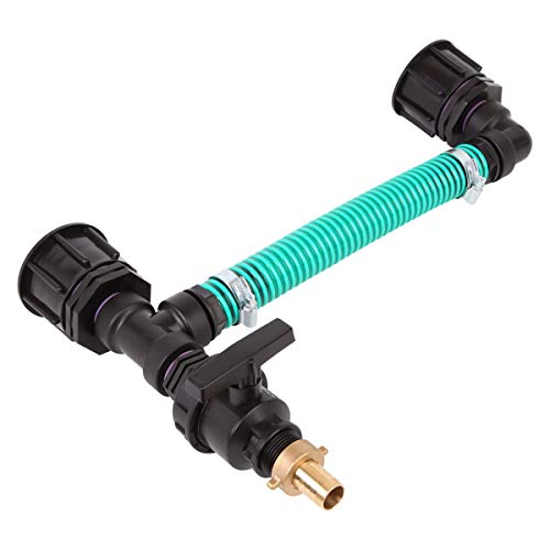 Preisvergleich Produktbild REKUBIK IBC Adapter S60x6 - Tankverbindung 2 IBC nebeneinander 32mm Schlauch