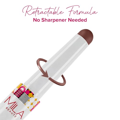 Image of Mila Beaute Lock & Pout Matte Crayon Lipstick for Women I Smudge Proof & Transfer-Proof Lipstick I Hydrating with Ceramides & Shea Butter I Highly Pigmented & Glides Smoothly | Suitable for Indian Skin Tones - Good Vibes