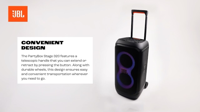 Amazon.com: JBL PartyBox Stage 320 Altavoz portátil para fiestas