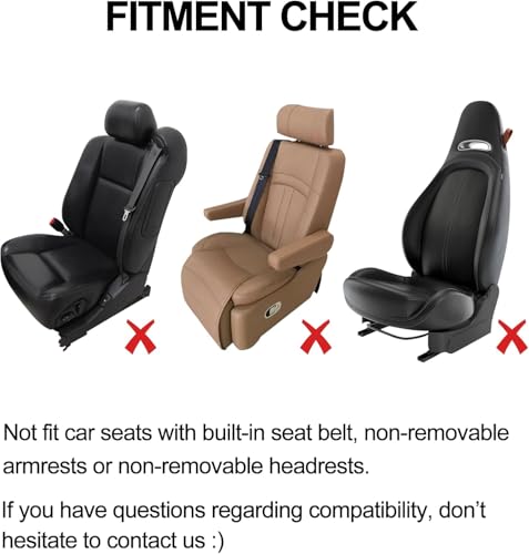 TOYOUN Universal Autositzbezüge für Vordersitze - Sitzbezüge Auto Atmungsaktiv Sitzschoner Auto - Schonbezug Autositz Vorne 2er Set Autozubehör, Grau