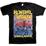 2Bhip Municipal Waste Band T Shirt Hazardous Mutation Adult Black Short Sleeve Thrash Metal Band Graphic Tees