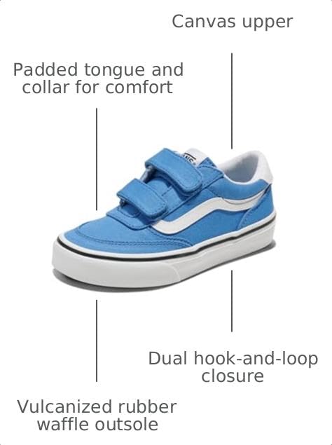 Image of Vans Unisex-Child Brooklyn Ls V Low Top Shoe