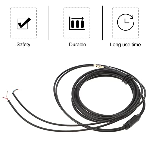 3.5mm to Bare Wire Stereo, 1.5m Right Angle Male Connector to Open End, Audio Cable for Speaker and Headphone Cable - Image 3