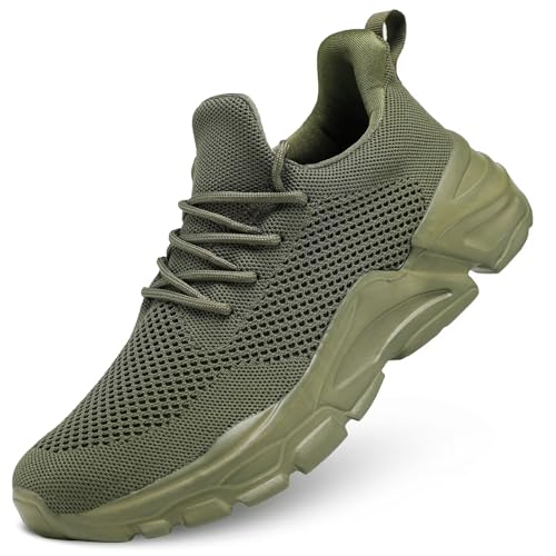 Mevlzz Mens Slip on Walking Shoes Non Slip Breathable...
