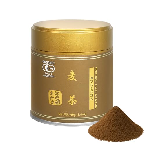 Image of YEDOENSIS Mugicha Powder - Organic Japanese Barley Tea Powder, Vegan, Caffeine-Free (40g)