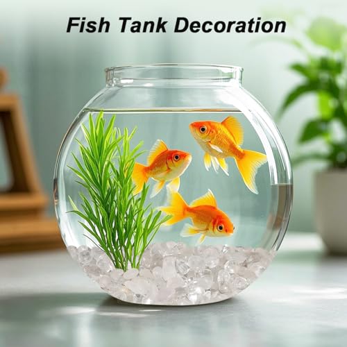 Image of Virekm Aquarium Rock,Landscaping Pebbles, River Rocks Decorative Ornamental Pebbles,Garden Landscaping Stones, DIY Smoothed Rocks for Potted Plant Resin Art Vase Fillers Aquarium Gravel Rocks