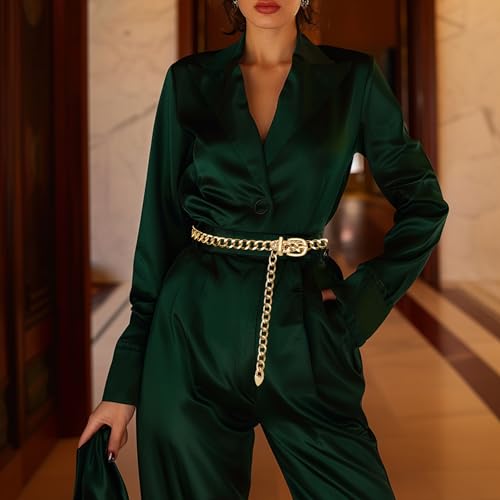 Metal Chain Belts for Women Trendy Waist Chains for Women Dresses Jeans3