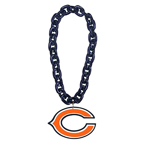 Aminco NFL Chicago Bears Team Fan Chain Navy