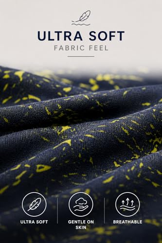 Image of BONO Men's Printed Trunks Regular Fit Cotton Blend Anti-Bacterial Microfibre Comfortable Waistband Underwear