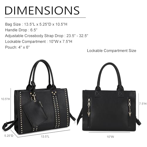 Image of JESSIE & JAMES Satchel Purses for Women Shoulder Bags Crossbody Top Handle Handbags with Adjustable Strap Card Pouch