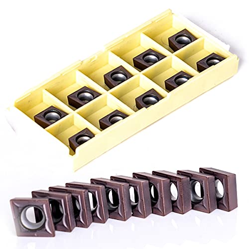 Juego de herramientas para torno CNC con 10 insertos de carburo miniatura 6