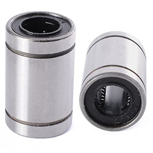 FUNOMOCYA 12pcs 8 * 15 * 24mm Linear Bearing Thermistor 3D Printer Linear Bearing Bearings Carbon Chromium Bearing Steel Lm8uu Linear Bearing Linear Bearing Lm8uu