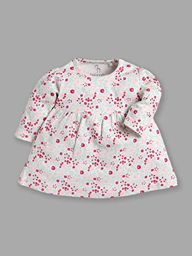 Image of BABY GO Full Sleeve Regular Round Neck A Line Frocks for Baby Girls (Pack of 2)