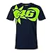 Valentino Rossi T-Shirt Helmet Replica Sun and Moon,M,Blau,Mann, VRMTS391402M