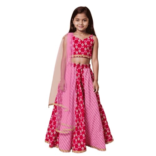 Image of Nautinati Girls Lehenga Choli Set
