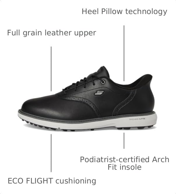 Image of Skechers Men's Prestige Slip-in Arch Fit Golf Shoe