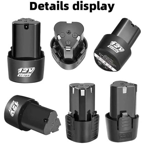 Image of 12V Universal Rechargeable Lithium-Ion Replacement Battery for Cordless Drill Scerwdriver Drilling Machines OD121 (1Pcs 12V Lithium-ion Battery 1.5Ah)