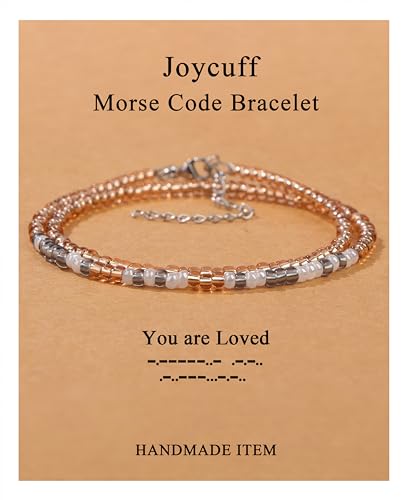 Image of JoycuFF ๐ ๐ผ๐ฟ๐๐ฒ ๐๐ผ๐ฑ๐ฒ ๐๐ฟ๐ฎ๐ฐ๐ฒ๐น๐ฒ๐๐ ๐ณ๐ผ๐ฟ ๐ช๐ผ๐บ๐ฒ๐ป Inspirational Gifts Beads Bracelets for Women Encouragement Birthday Gifts for Daughter Sister Niece Granddaughter Mom Best Friend