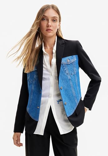 Desigual Women's Hybrid Trucker Blazer3