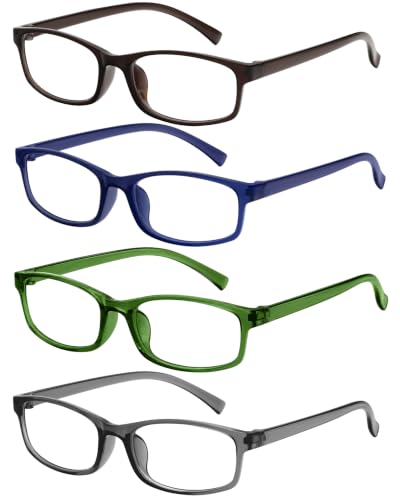 Image of Gaoye Reading Glasses Men - Blue Light Blocking Lenses, TR90 Frames, UV400 - Eyeglasses with Clear Vision