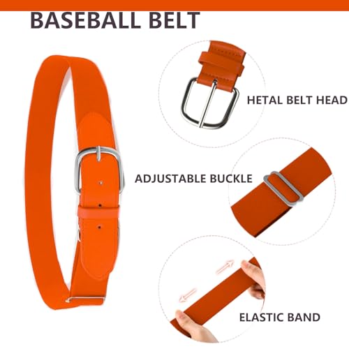 Baseball Socks and Belt Combo Set Youth Softball Baseball Socks Elastic Waist Belt for Boys Girls4