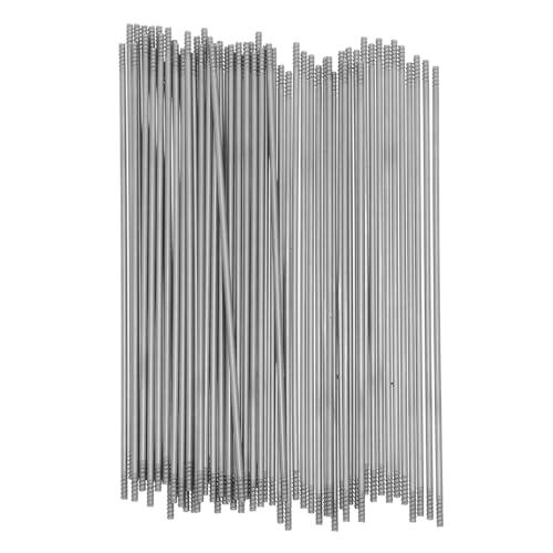 Extensores de varilla para bolígrafos de cuentas de 117 mm, repuestos de acero inoxidable DIY