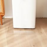 Yiwbj 冷蔵庫 マット透明 40x40cm 厚さ3mm PVC 無色 クリア 傷防止マット キズ防止 凹み防止 床保護シート (透明 厚さ3mm, 40x40cm)
