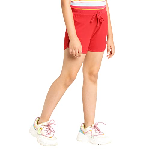 Image of Real Basics Premium Cotton Printed Shorts for Girls (Pack of 2)