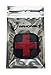 Medic First Aid Morale Patch - Stitch / Embroidered - Perfect for IFAK Rip Away Pouch, EMT, EMS, Trauma, Medical, Paramedic First Response Rescue Kit - Tactical, Combat, Emergency (Black-RED)