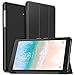 Infiland Galaxy Tab A 8.0 2018 Case, Slim Tri-Fold Shell Case Cover Compatible with Samsung Galaxy Tab A 8 Inch 2018 Release Model T387 Tablet Verizon/Sprint/T-Mobile/AT&T, Black