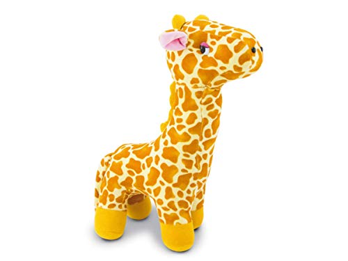 Girafa de Pelúcia Decoração Safari 36cm Anti-alérgica