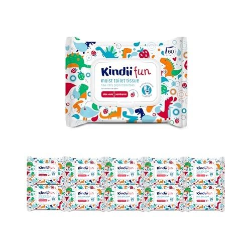 Papier hygiénique humidifié pour enfants Kindii Fun, le rituel douceur après l'école et le sport