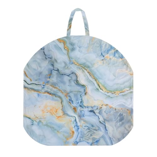 Mintulipy Newborn Lounger Cover,Blue Marble Removable Ultra Soft Comfortable Slipcover for Infant Lounger Pillow, Infant Floor Seats & Loungers Cover
