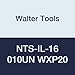 Walter Tools NTS-IL-16 010UN WXP20 Carbide NTS Threading Inserts, Internal Thread, Full Profile, American UN 60 Degree (Pack of 10)
