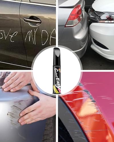 TPZORJX 2Pcs Lackstift Auto Schwarz, Auto Reparatur Lack Auto Pinsel, Auto Kratzer Reparatur Stift, Autokratzer Reparaturmittel Autolack Reparatur für Autos Reparaturwerkzeug（12ml ）