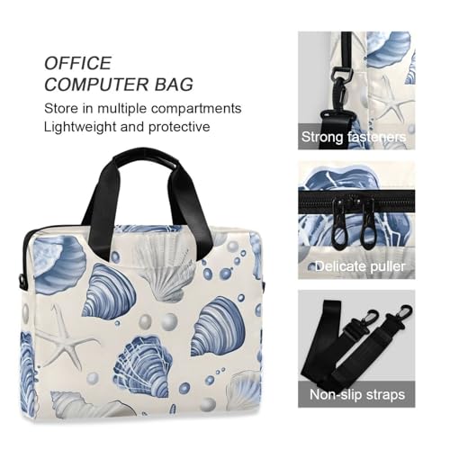 Funda para portátil ALAZA Seashells 13-15.6 pulg miniatura 6