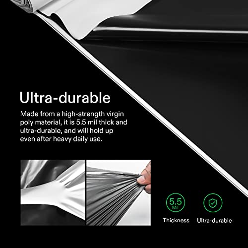 Vivosun Black And White Panda Film, 10' X 25' 5.5 Mil Poly Film, Blackout Tarp For Warm House #TOP3