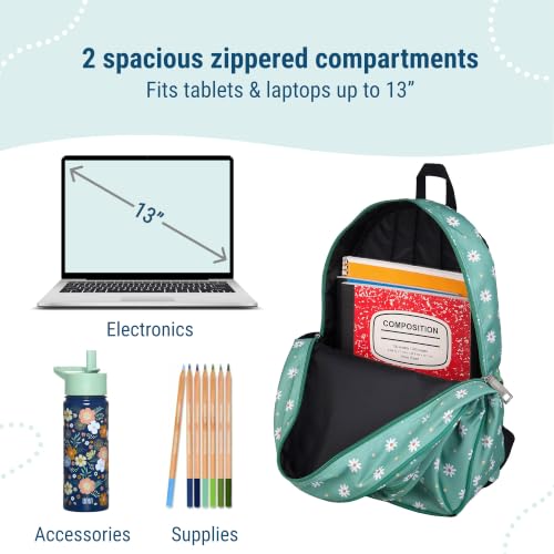 Image of Wildkin 15 Inch Backpack for Kids, Daisy