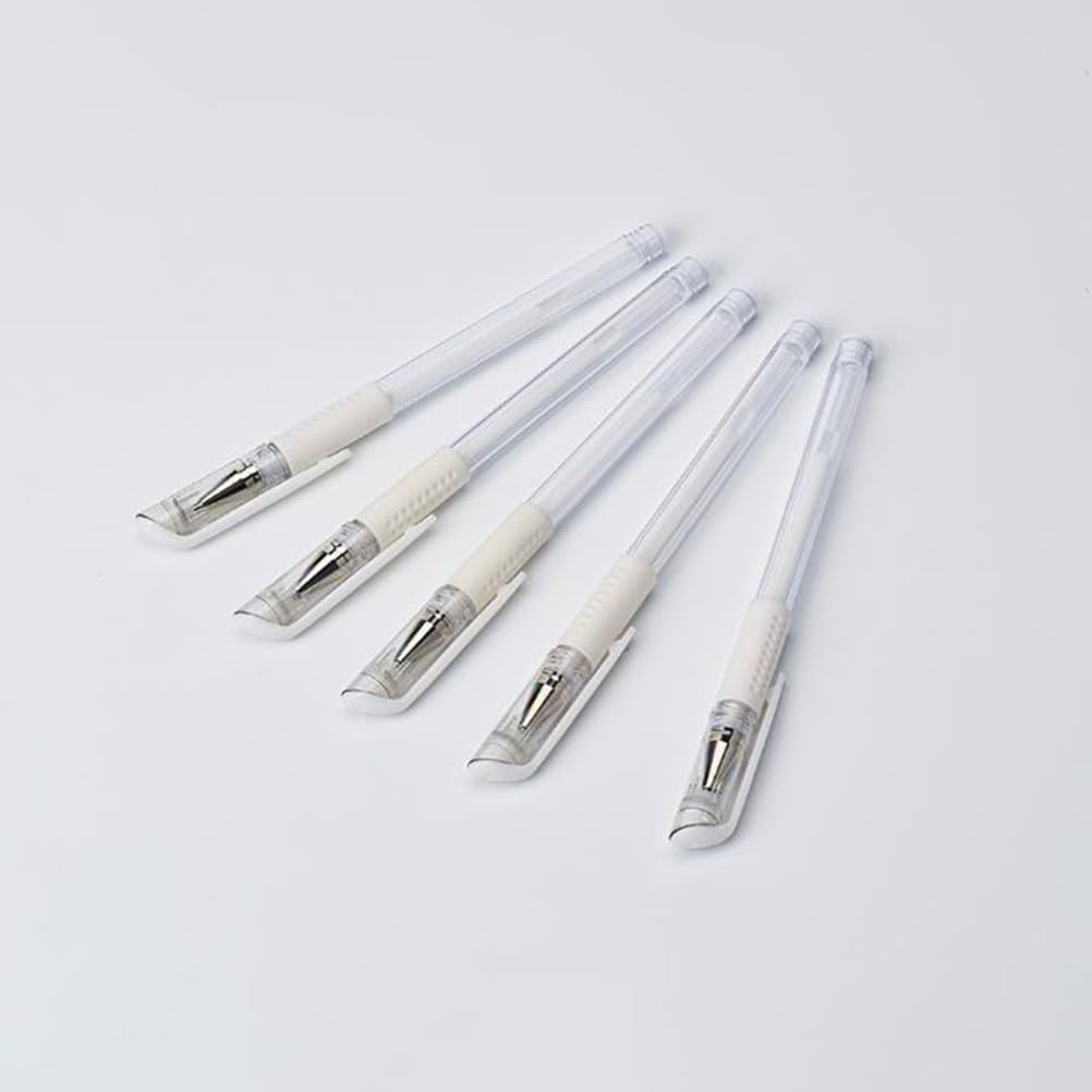 FRCOLOR 16Pcs Skin Positioning Pen Mapping Skin Pen Brow Mapping Pens for Locating Pens Marking Eyebrow Marking Beauty The Sign Plastic White - Image 4