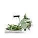 Norpro Deluxe Bean Frencher With Clamp French/Green/Slicer/Cutter Heavy Duty, Manual, Aluminum, Silver