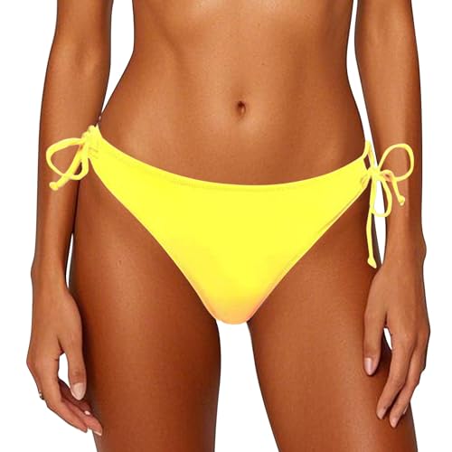 Bragas de Bikini Mujer con Lazos Braga Bikini Mujer Ajustable de Secado Rápido Bragas de Bikinis Mujer con Lazos Laterales Braguitas Mujer