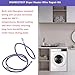 WE49X37037 Dryer Heater Wire Repair Kit Compatible with GE & Hotpoint Dryers Replaces WE49X32946 AP7217217 PS17137283 EAP17137283 For GE WE49X37037 Dryer Heater