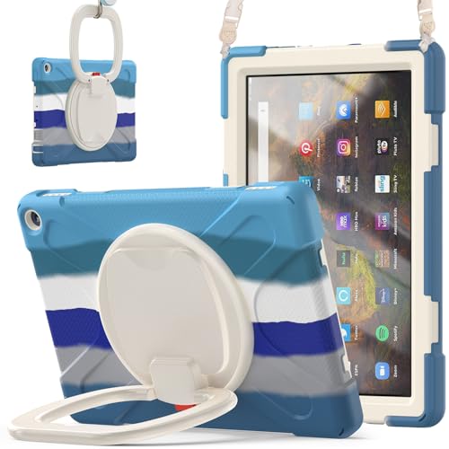 Coque Amazon Fire HD 10 rotative et antichoc JZ pour protéger votre tablette partout