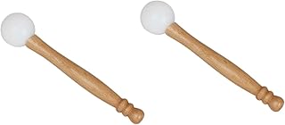 VICASKY 2 Pcs Singing Bowl Stick Diy Singing Bowl Mallet Meditation Bowl Sound Instrument Stick Musical Instrument Buddhist Music Bowl Knock The Stick Speakers Bamboo Yoga