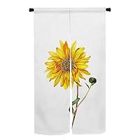 Amazon｜のれん Qinunipoto 藤の花 花柄 暖簾 シンプル風 幅72cm