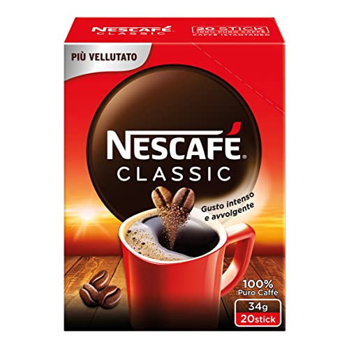 NESCAFÉ Classic Caffè Solubile, 20 Bustine 34g